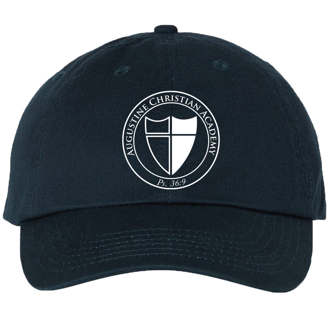 Augustine Christian Academy - Unstructured Garment Washed Hat