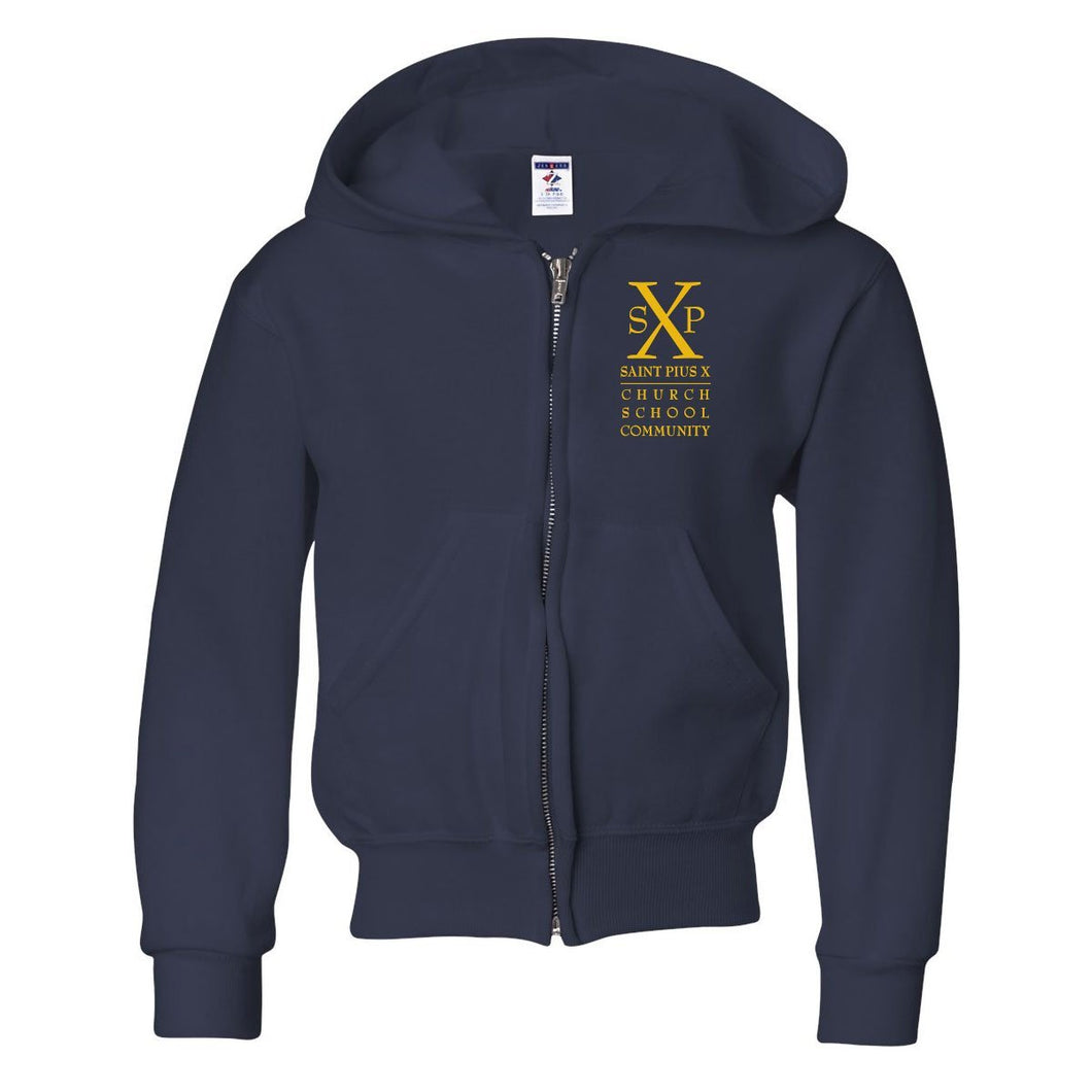 St. Pius X Catholic School - Full-Zip Hooded Sweatshirt